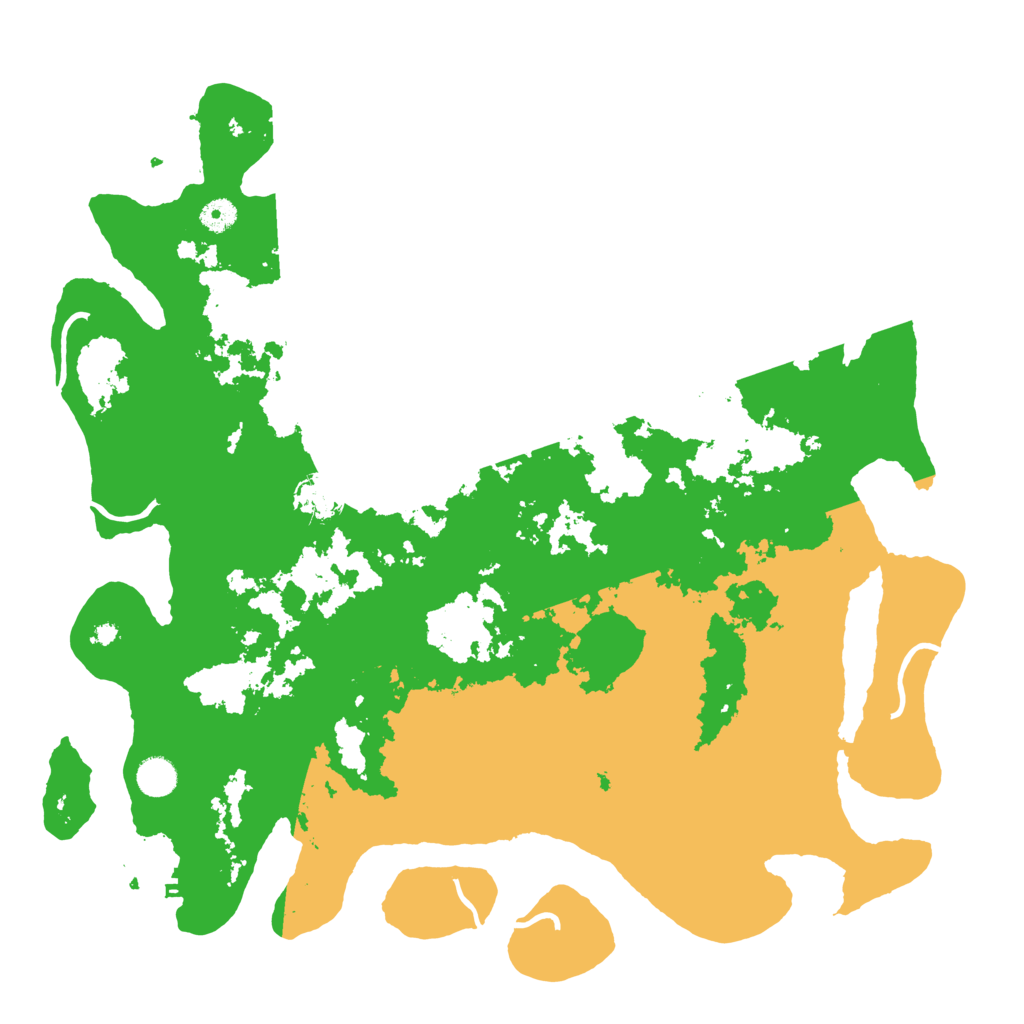 Biome Rust Map: Procedural Map, Size: 4500, Seed: 33251
