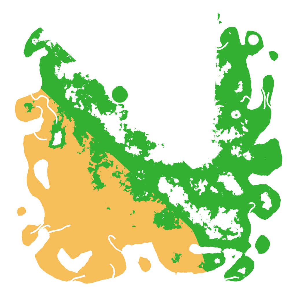 Biome Rust Map: Procedural Map, Size: 5000, Seed: 30424681