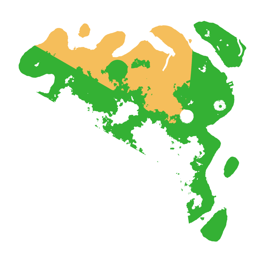 Biome Rust Map: Procedural Map, Size: 3500, Seed: 512635857