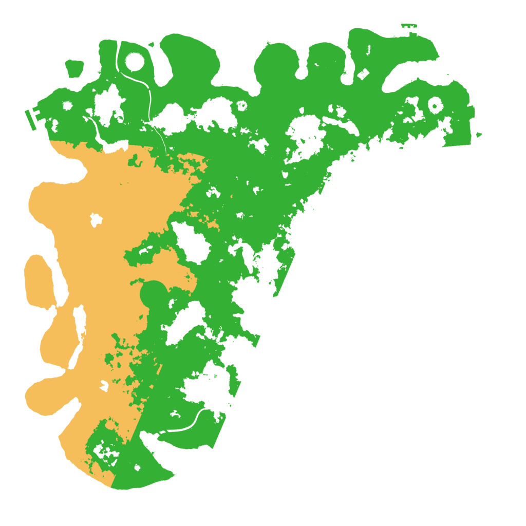 Biome Rust Map: Procedural Map, Size: 5000, Seed: 192838420