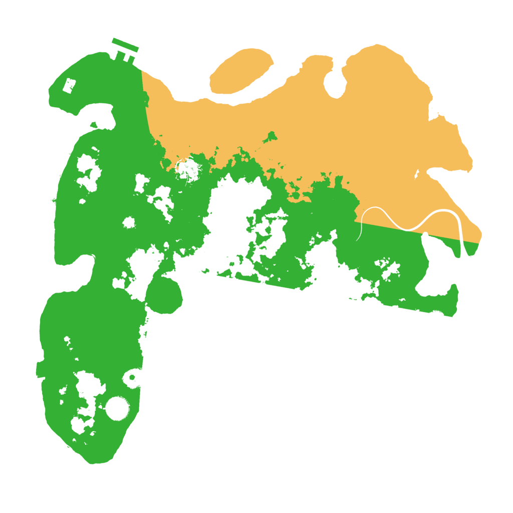 Biome Rust Map: Procedural Map, Size: 3800, Seed: 617903894