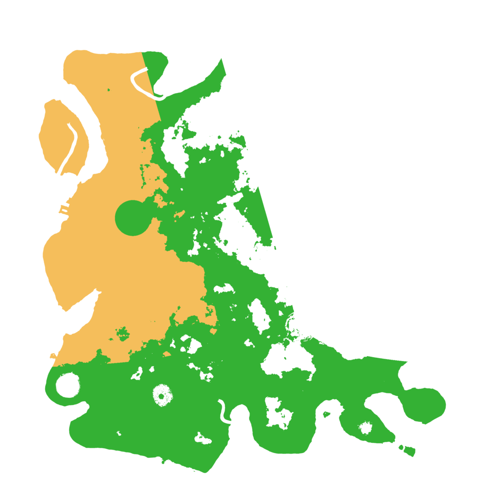 Biome Rust Map: Procedural Map, Size: 3700, Seed: 549871397