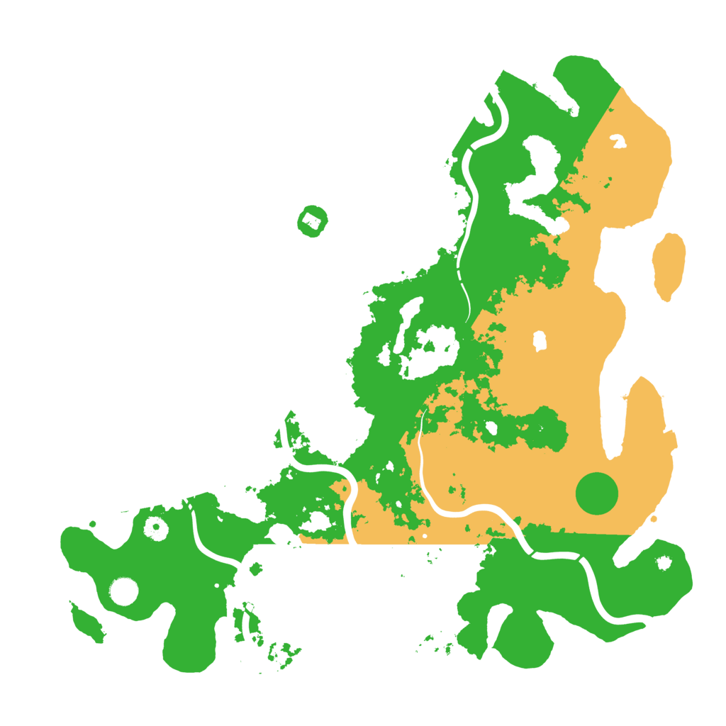 Biome Rust Map: Procedural Map, Size: 4500, Seed: 12369