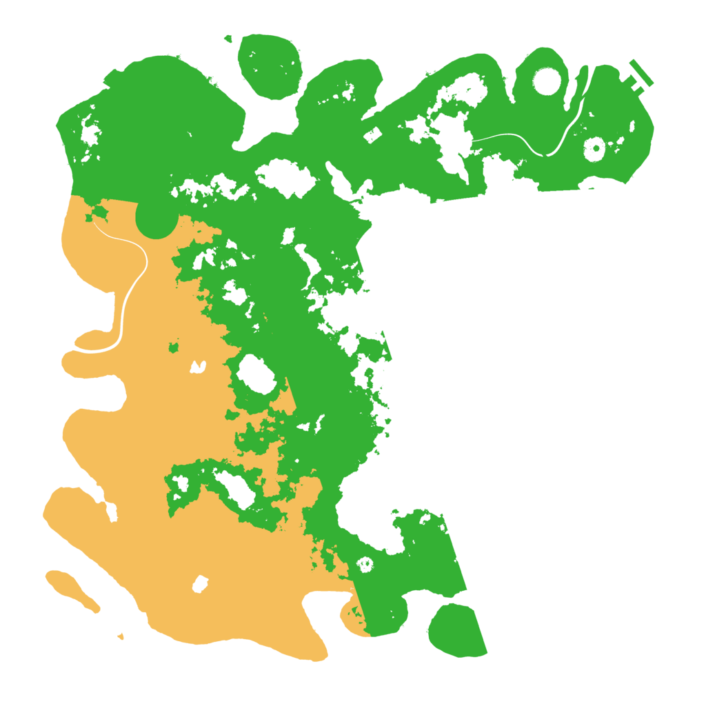Biome Rust Map: Procedural Map, Size: 4500, Seed: 12580