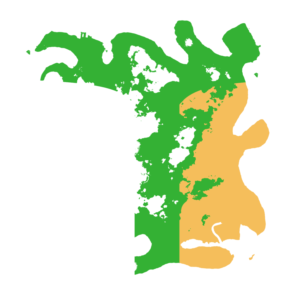 Biome Rust Map: Procedural Map, Size: 3500, Seed: 477584152
