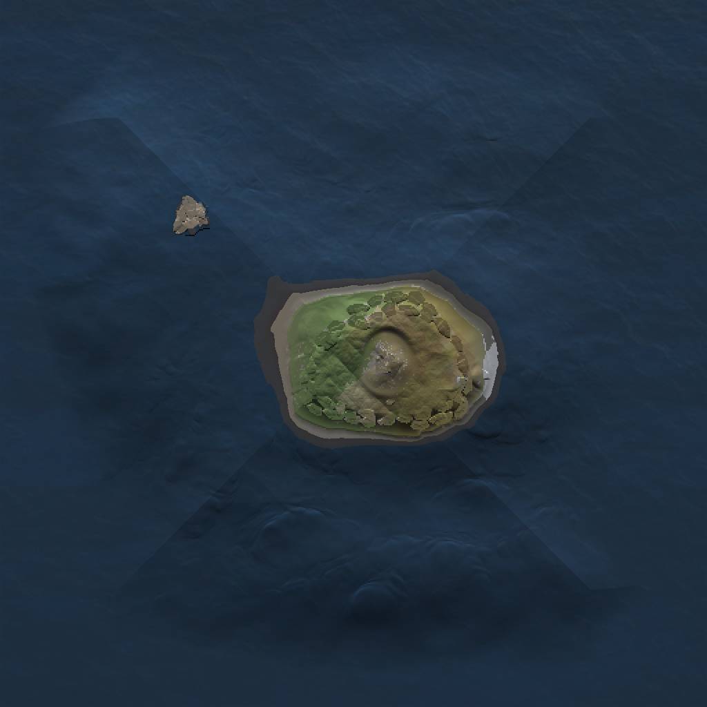 Rust Map: Procedural Map, Size: 1000, Seed: 1316, 3 Monuments