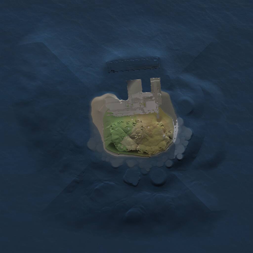 Rust Map: Procedural Map, Size: 1000, Seed: 1316, 2 Monuments