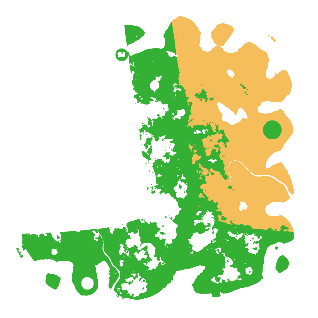 Biome Rust Map: Procedural Map, Size: 4500, Seed: 1233797