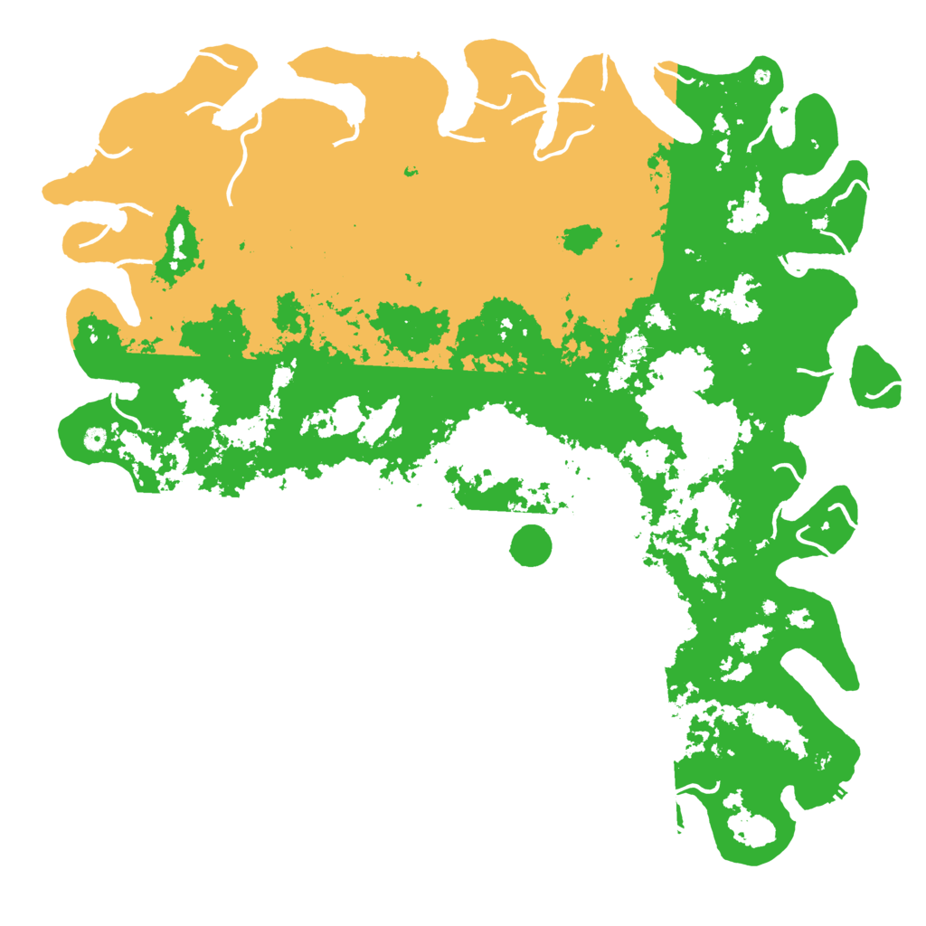 Biome Rust Map: Procedural Map, Size: 6000, Seed: 20221008