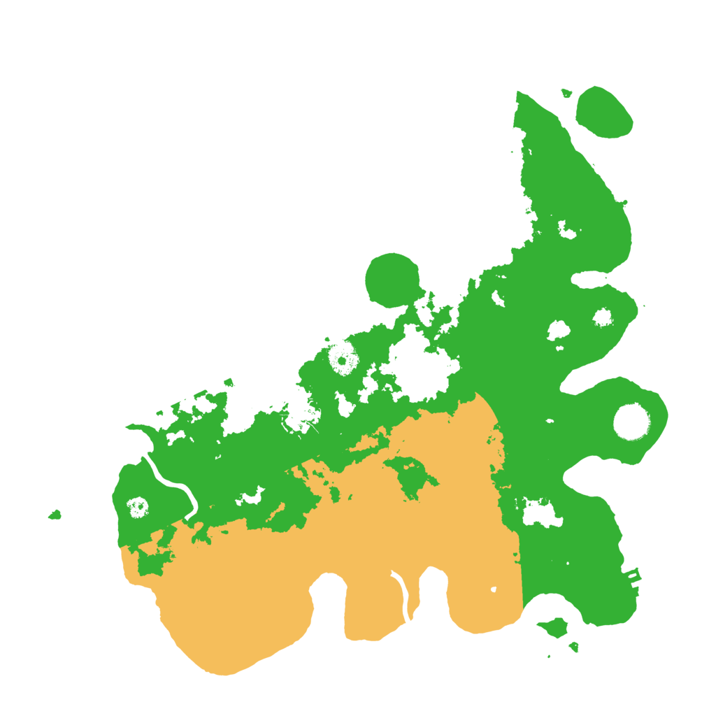 Biome Rust Map: Procedural Map, Size: 3500, Seed: 20133