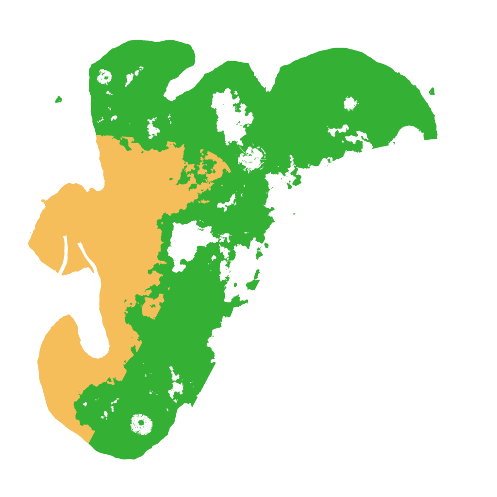 Biome Rust Map: Procedural Map, Size: 3500, Seed: 296868699