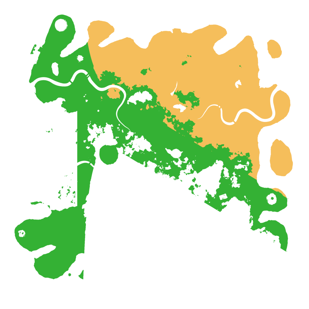 Biome Rust Map: Procedural Map, Size: 4400, Seed: 10369
