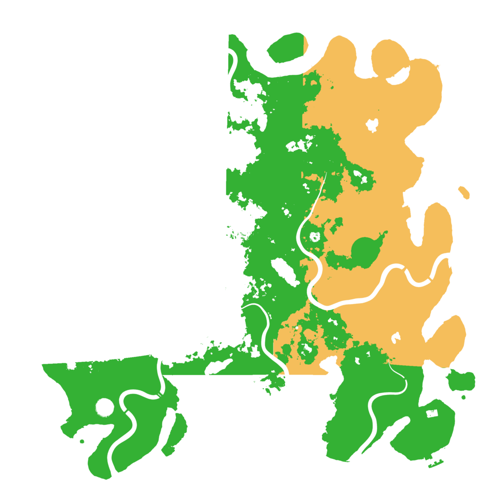 Biome Rust Map: Procedural Map, Size: 4800, Seed: 611166419