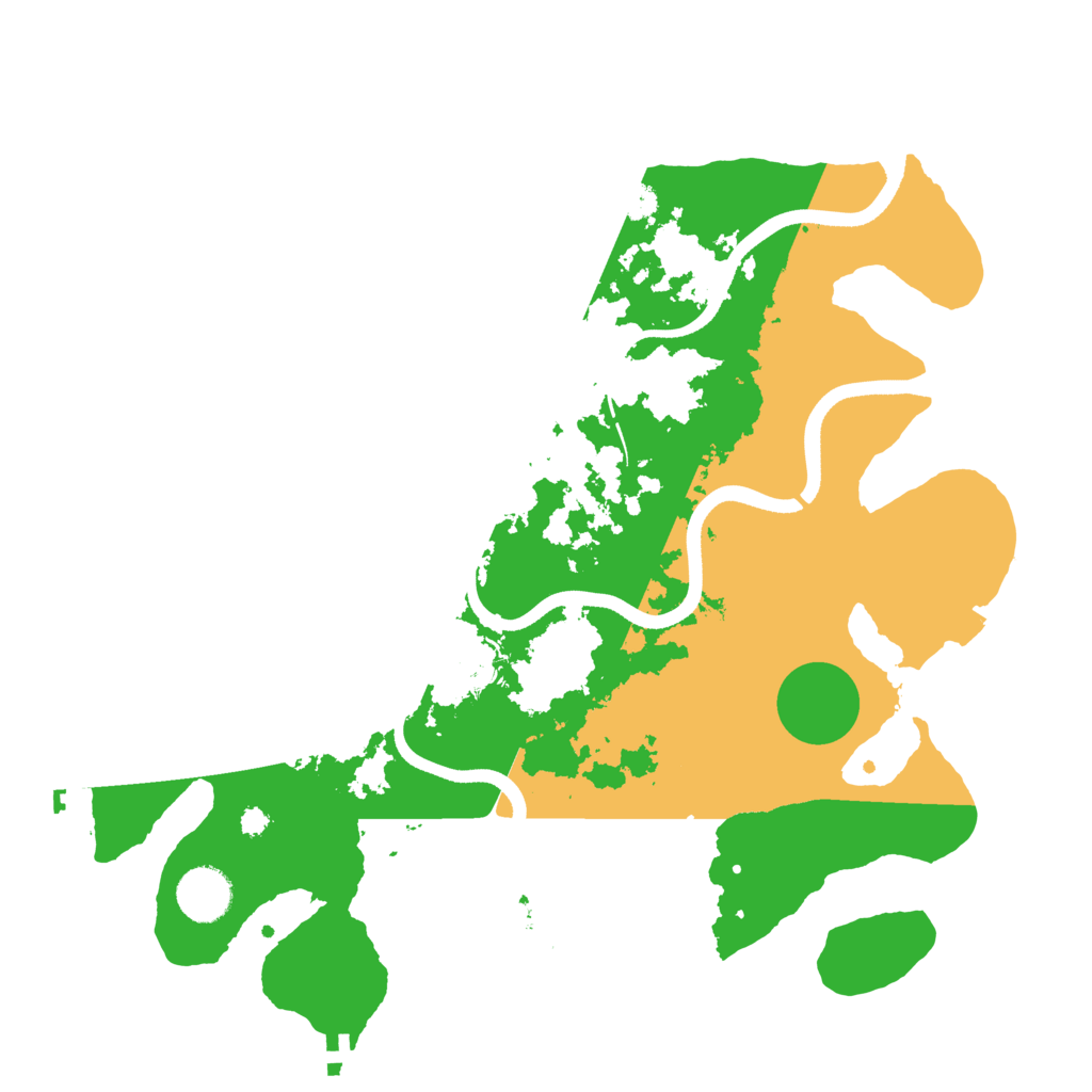 Biome Rust Map: Procedural Map, Size: 3500, Seed: 2098660431