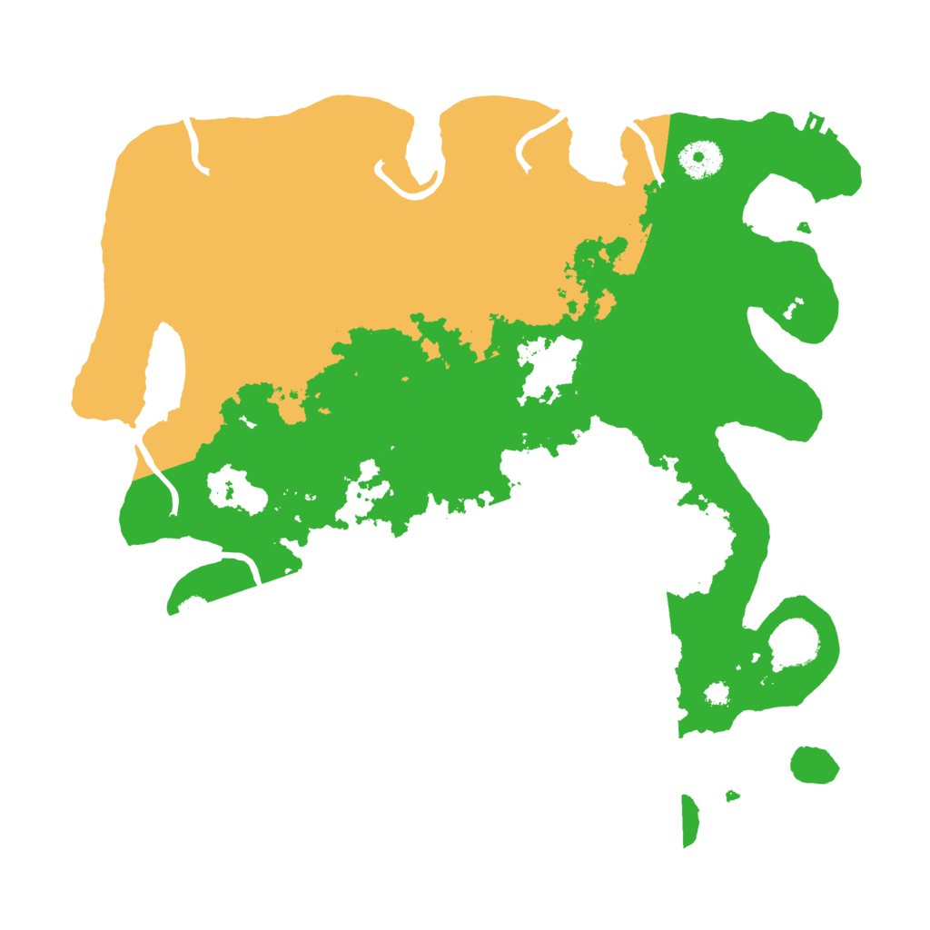 Biome Rust Map: Procedural Map, Size: 3500, Seed: 2099578659