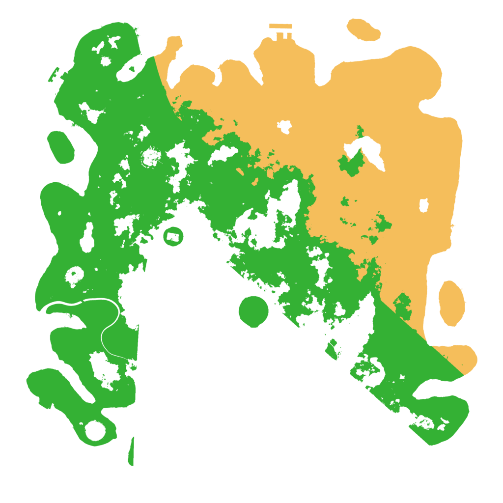 Biome Rust Map: Procedural Map, Size: 4500, Seed: 682732120