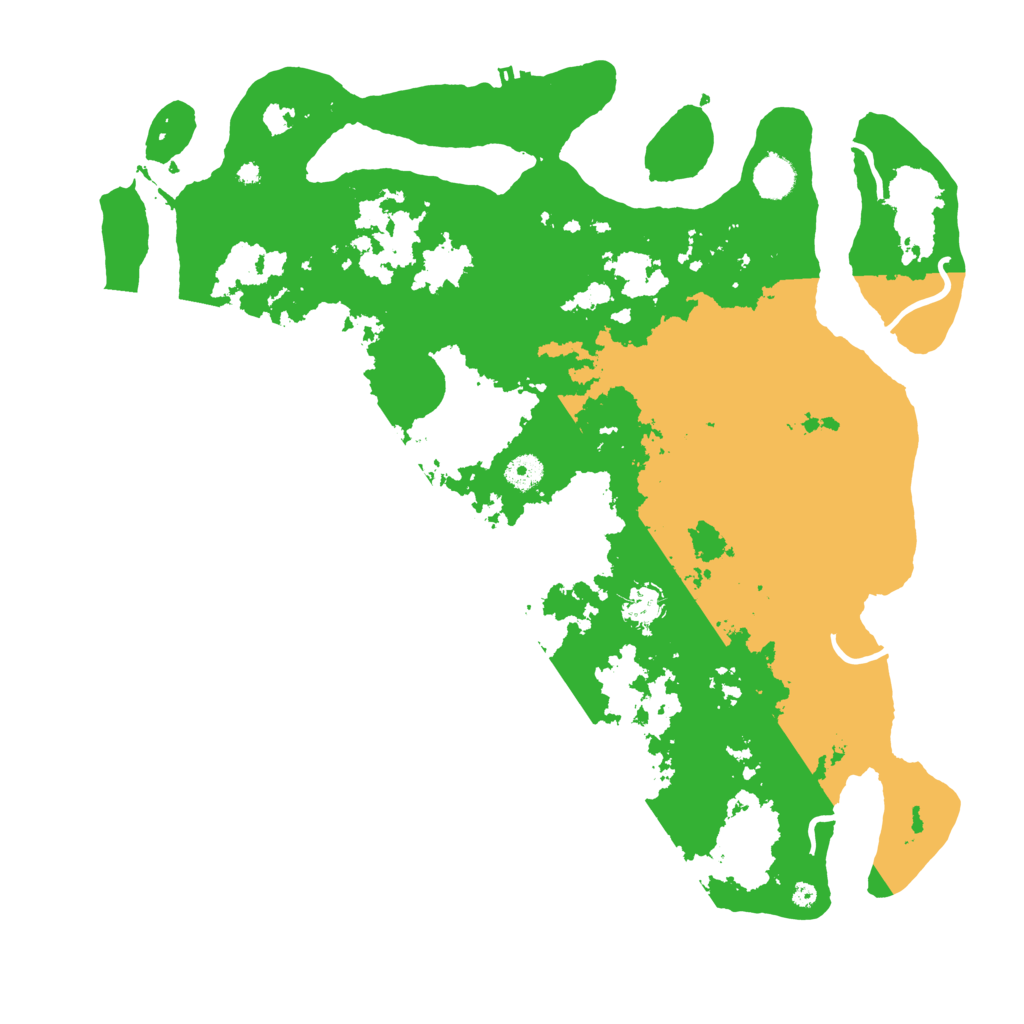 Biome Rust Map: Procedural Map, Size: 4300, Seed: 1105753243