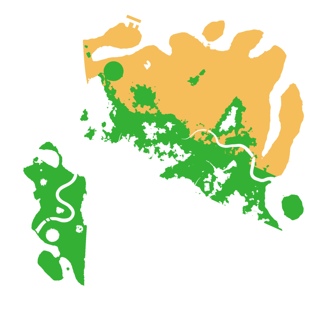 Biome Rust Map: Procedural Map, Size: 4250, Seed: 726945438
