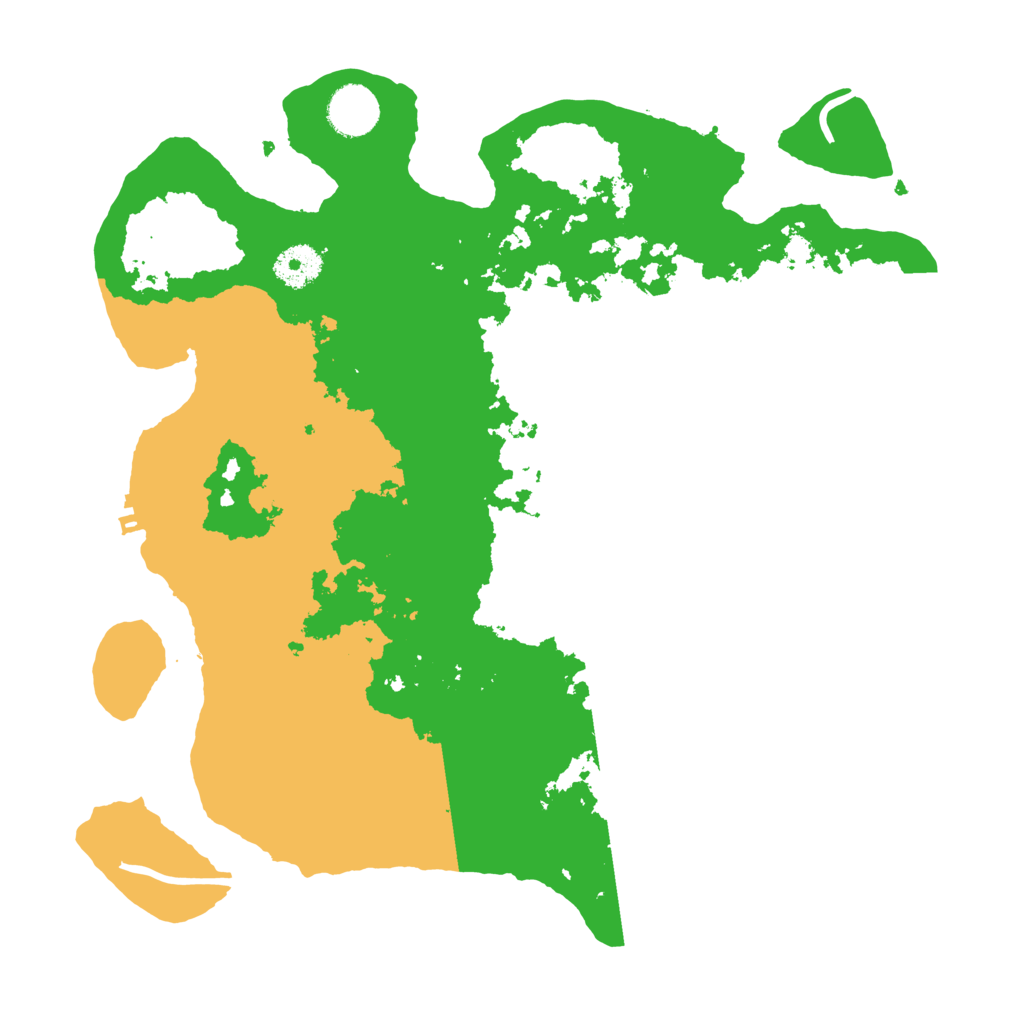 Biome Rust Map: Procedural Map, Size: 3500, Seed: 1474