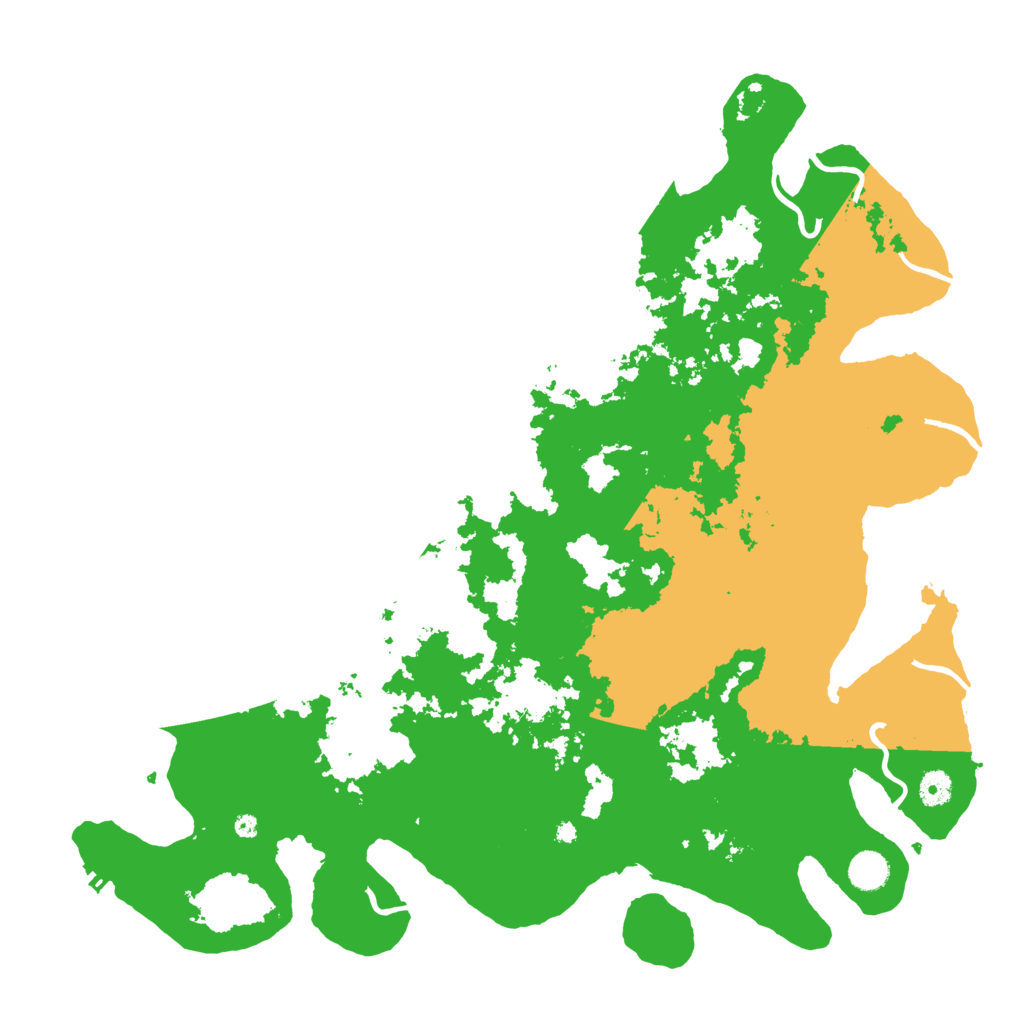 Biome Rust Map: Procedural Map, Size: 4500, Seed: 74321