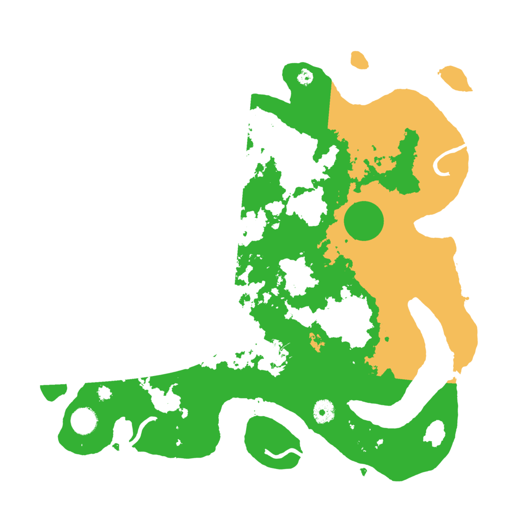 Biome Rust Map: Procedural Map, Size: 3500, Seed: 39475288