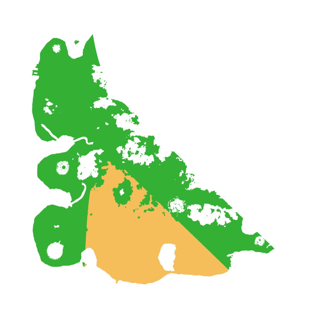 Biome Rust Map: Procedural Map, Size: 3500, Seed: 4295806