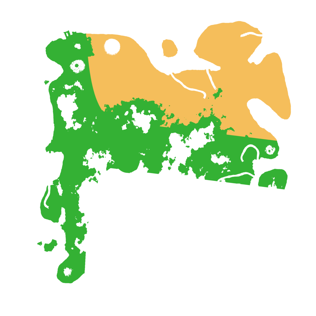 Biome Rust Map: Procedural Map, Size: 3500, Seed: 20339351