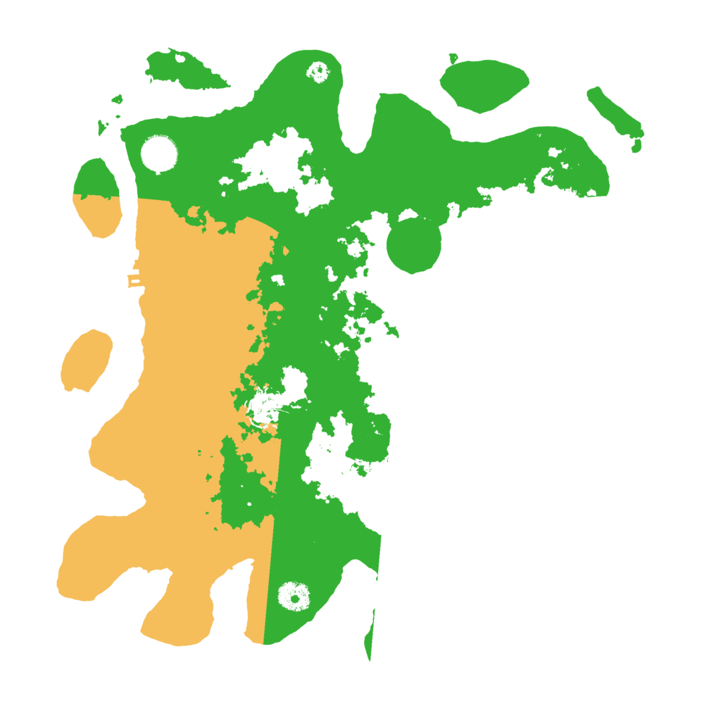 Biome Rust Map: Procedural Map, Size: 3500, Seed: 39866118