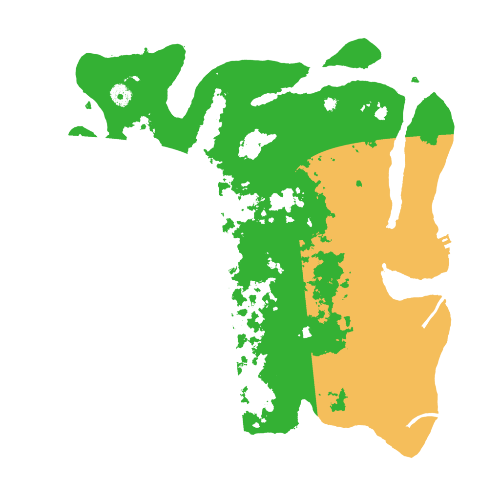 Biome Rust Map: Procedural Map, Size: 3500, Seed: 96243434