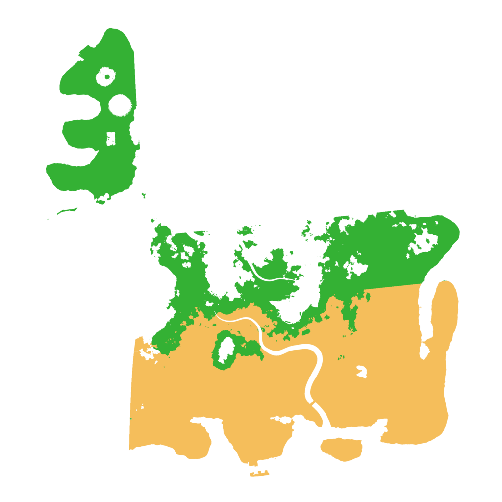 Biome Rust Map: Procedural Map, Size: 4000, Seed: 125125