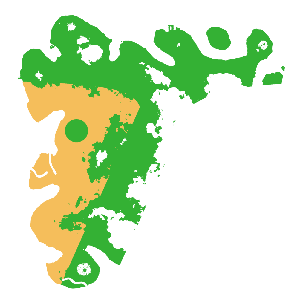 Biome Rust Map: Procedural Map, Size: 3500, Seed: 72839749