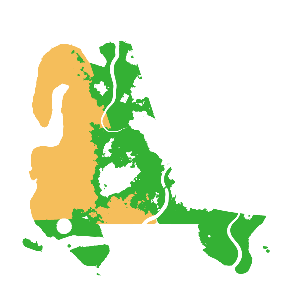 Biome Rust Map: Procedural Map, Size: 3500, Seed: 65624059
