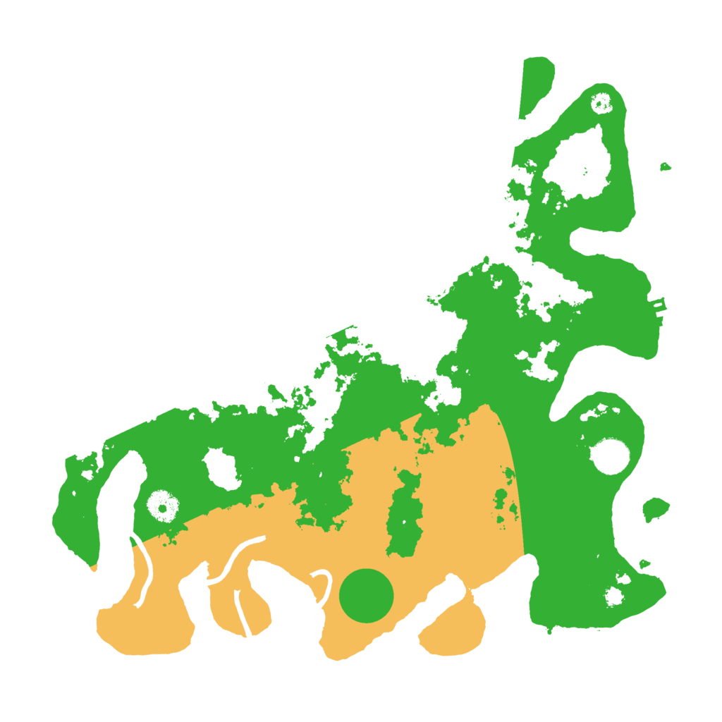 Biome Rust Map: Procedural Map, Size: 3500, Seed: 83934983