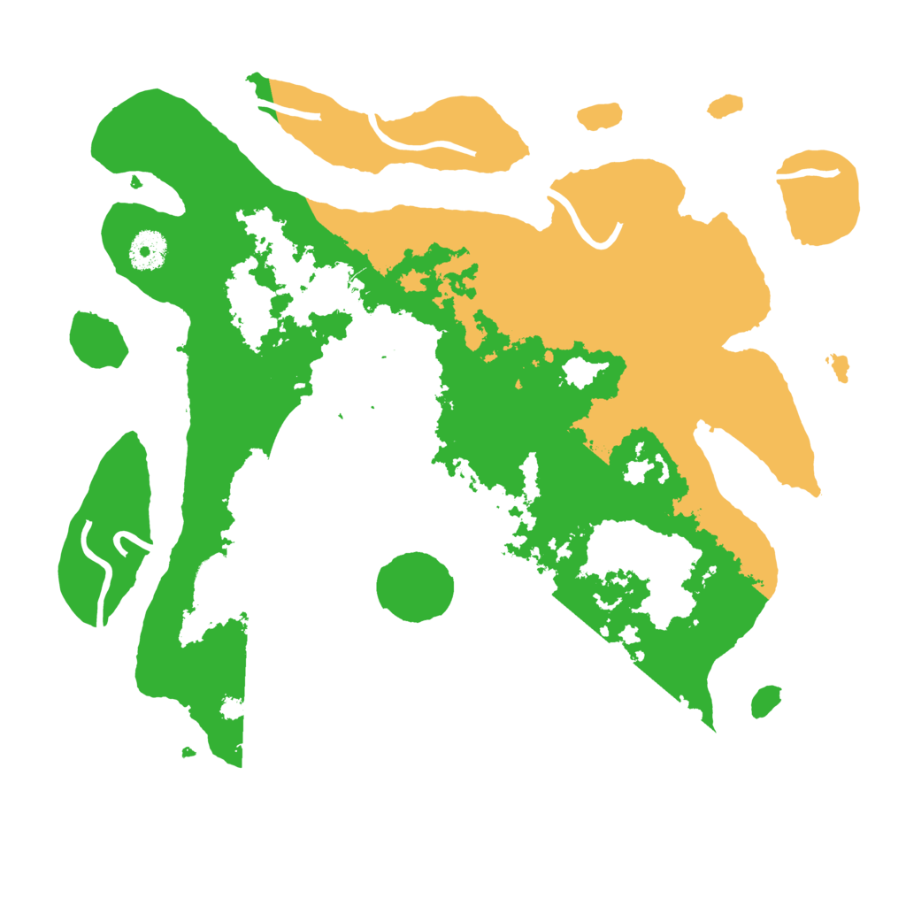 Biome Rust Map: Procedural Map, Size: 3500, Seed: 69428569