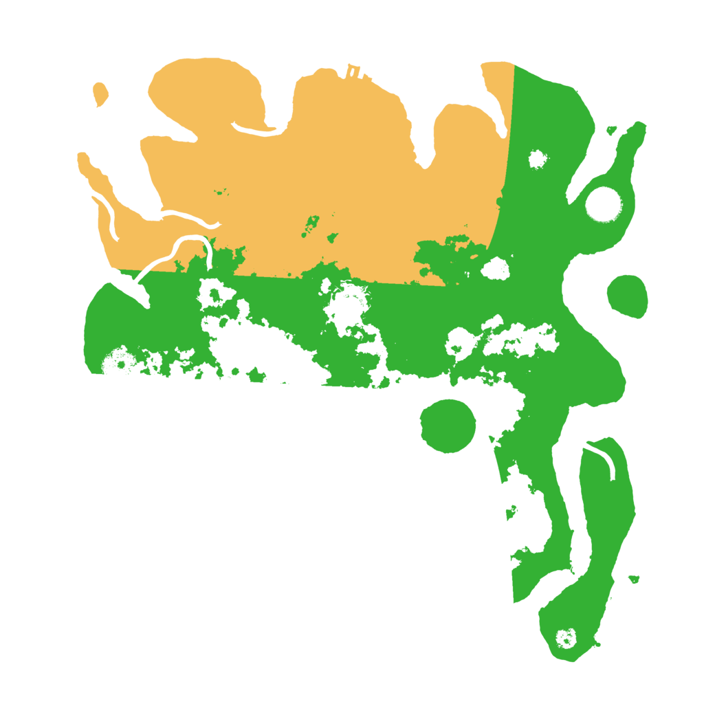 Biome Rust Map: Procedural Map, Size: 3500, Seed: 59901352