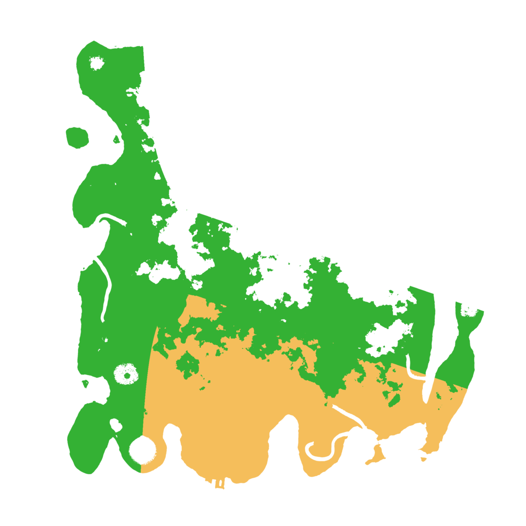 Biome Rust Map: Procedural Map, Size: 3500, Seed: 255526766