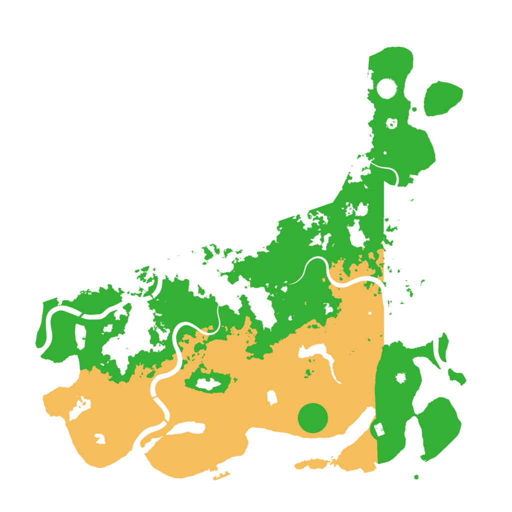 Biome Rust Map: Procedural Map, Size: 4500, Seed: 820214112