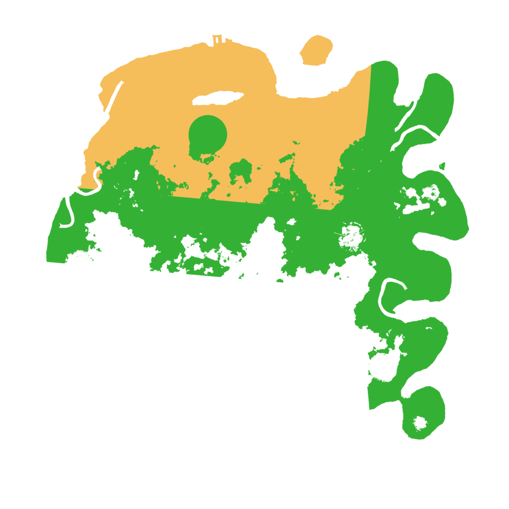 Biome Rust Map: Procedural Map, Size: 3500, Seed: 39122607