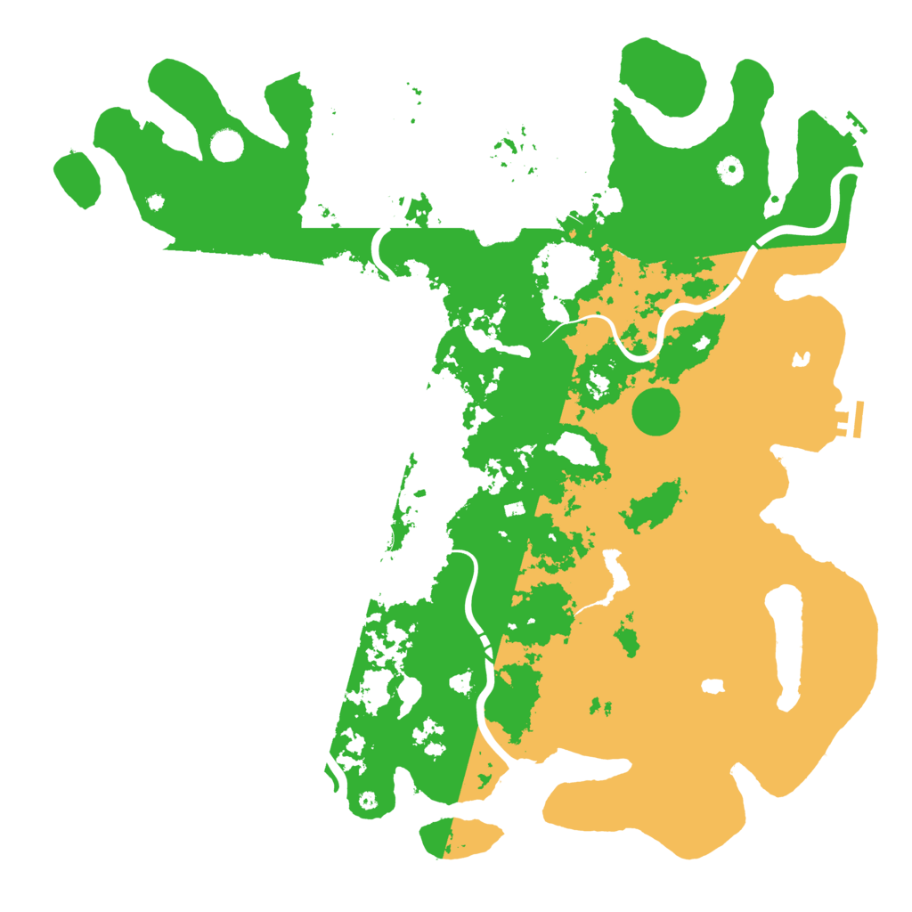 Biome Rust Map: Procedural Map, Size: 5000, Seed: 279