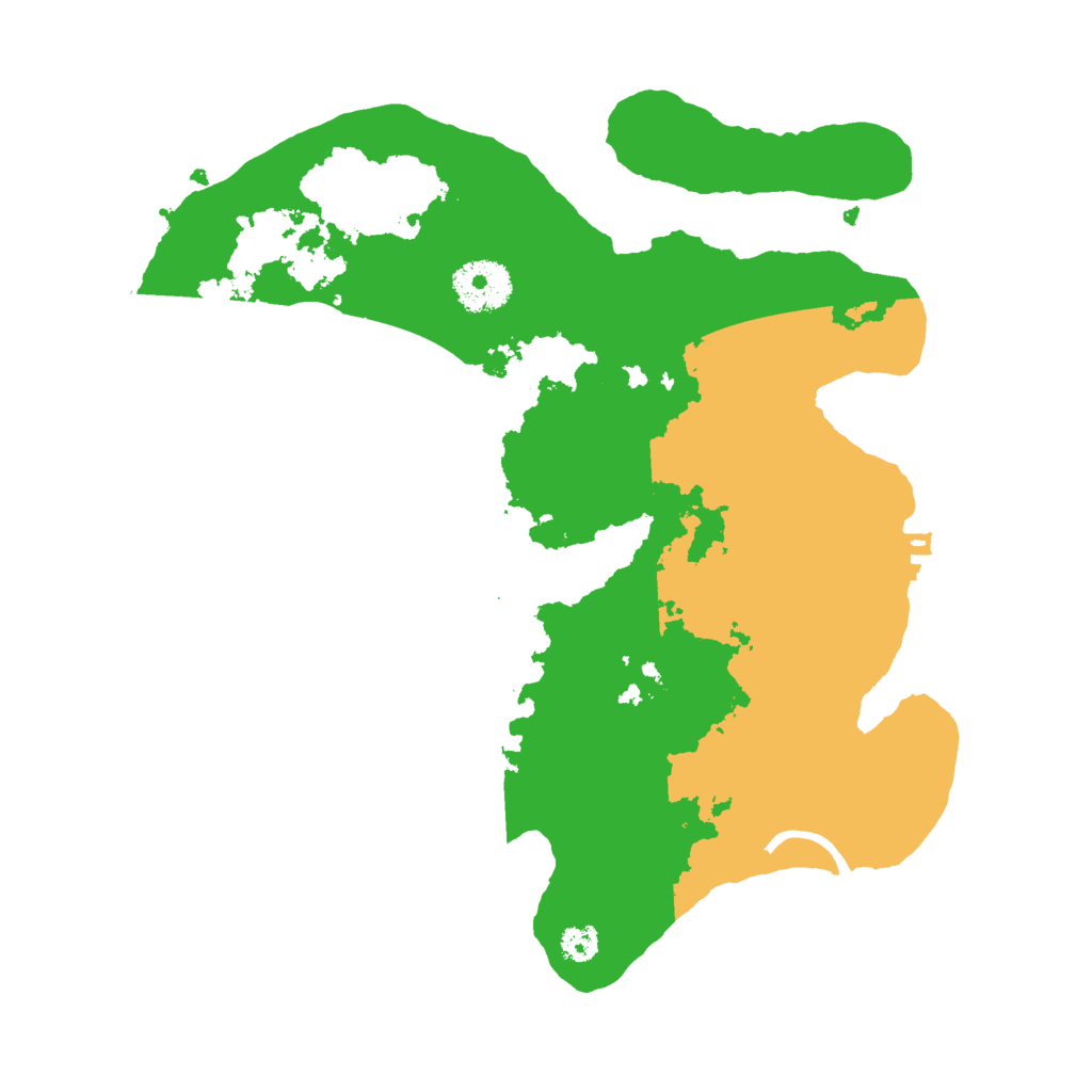 Biome Rust Map: Procedural Map, Size: 3000, Seed: 679766374