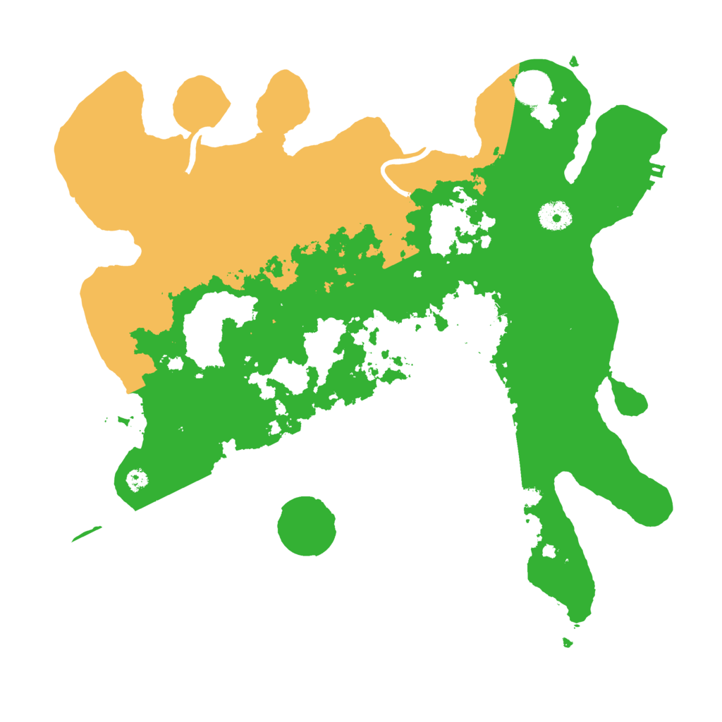 Biome Rust Map: Procedural Map, Size: 3500, Seed: 10500303