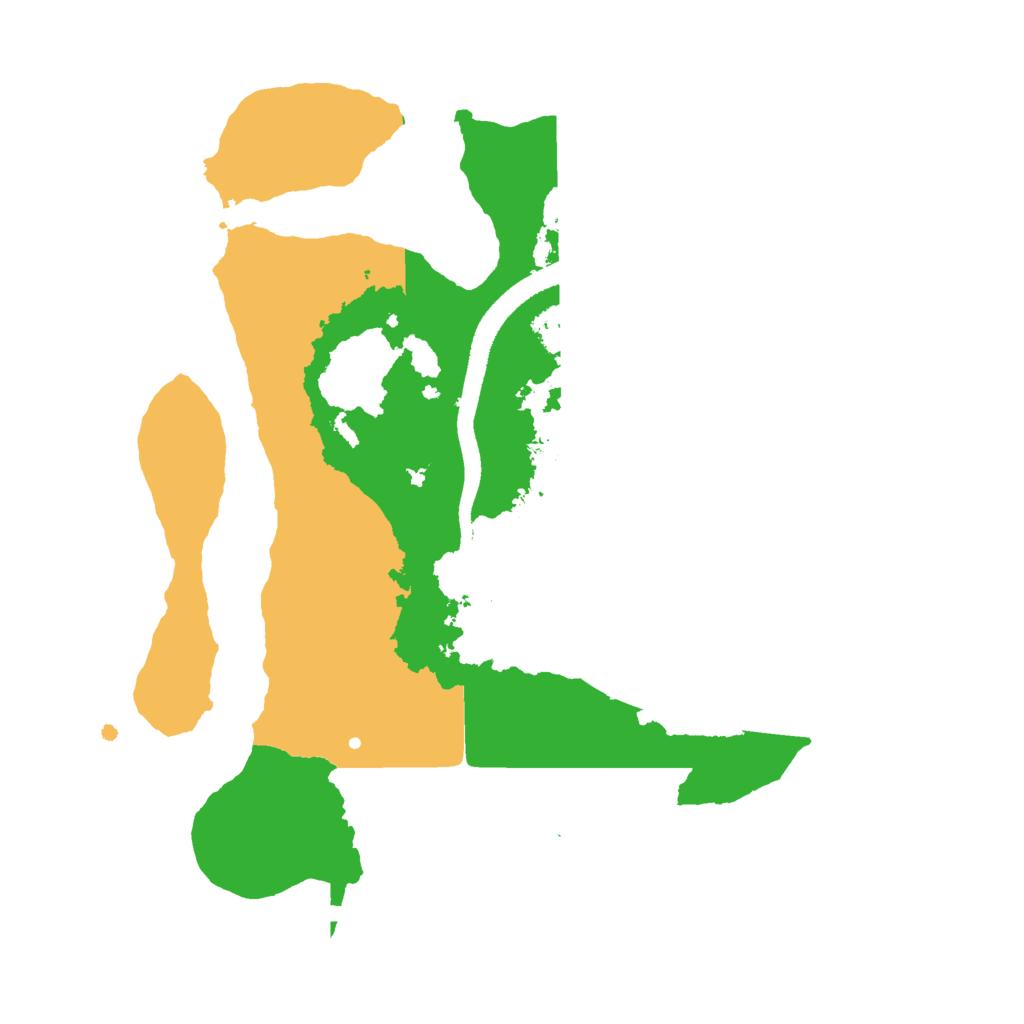 Biome Rust Map: Procedural Map, Size: 2500, Seed: 8052643