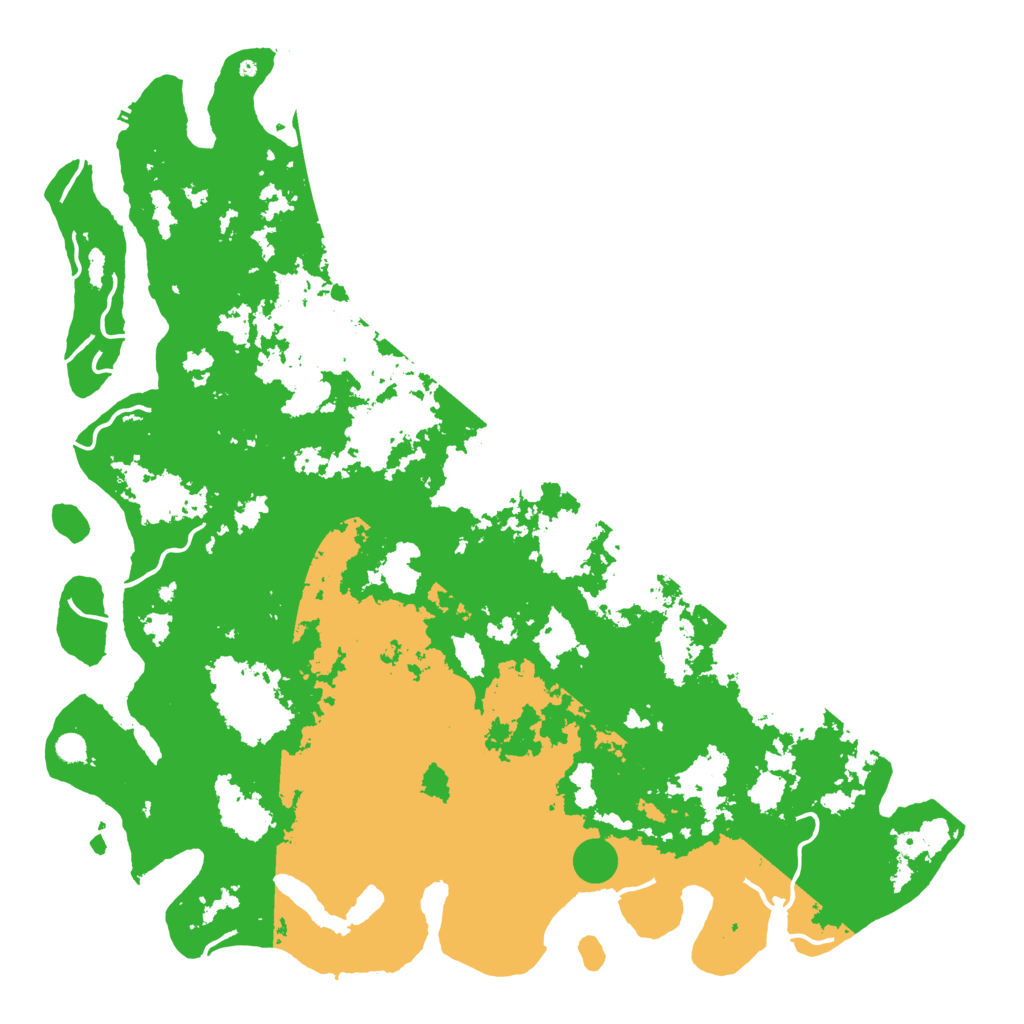 Biome Rust Map: Procedural Map, Size: 6000, Seed: 19734558