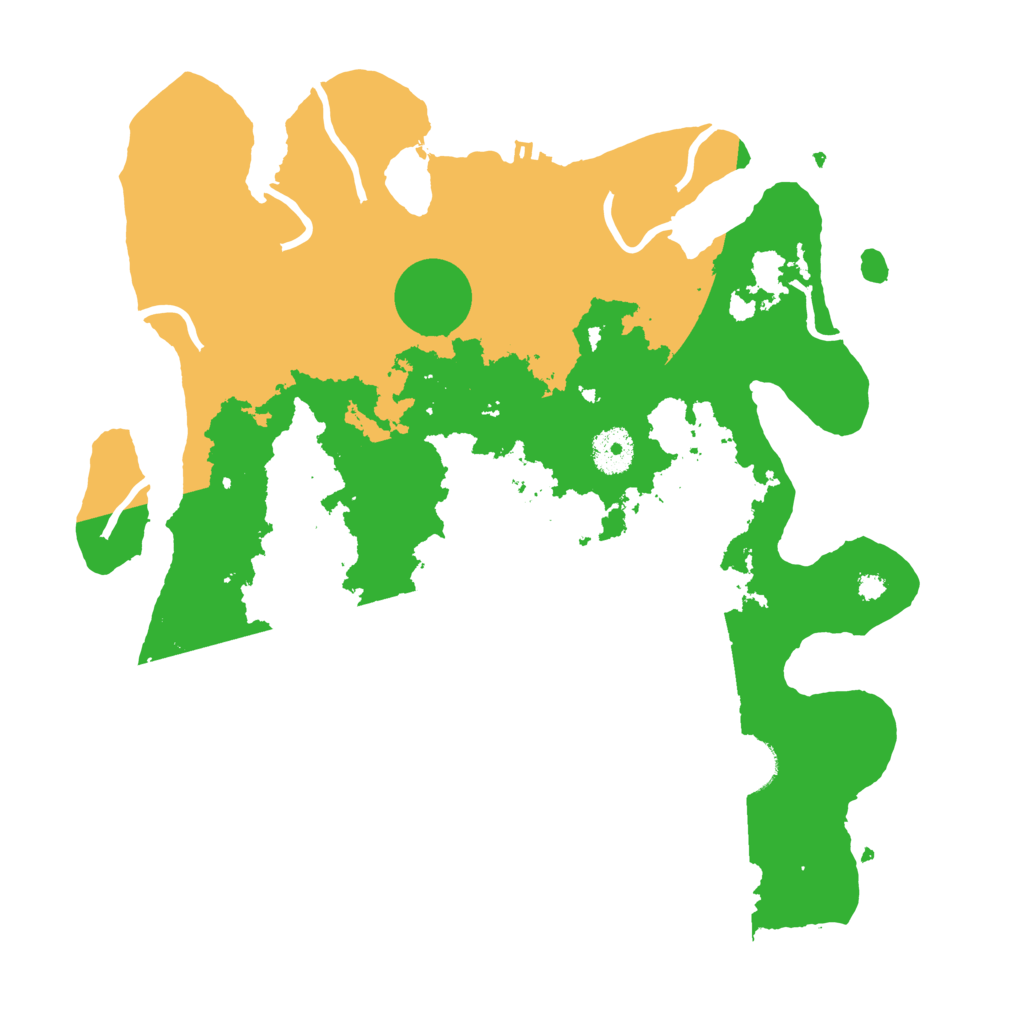 Biome Rust Map: Procedural Map, Size: 3500, Seed: 36300619