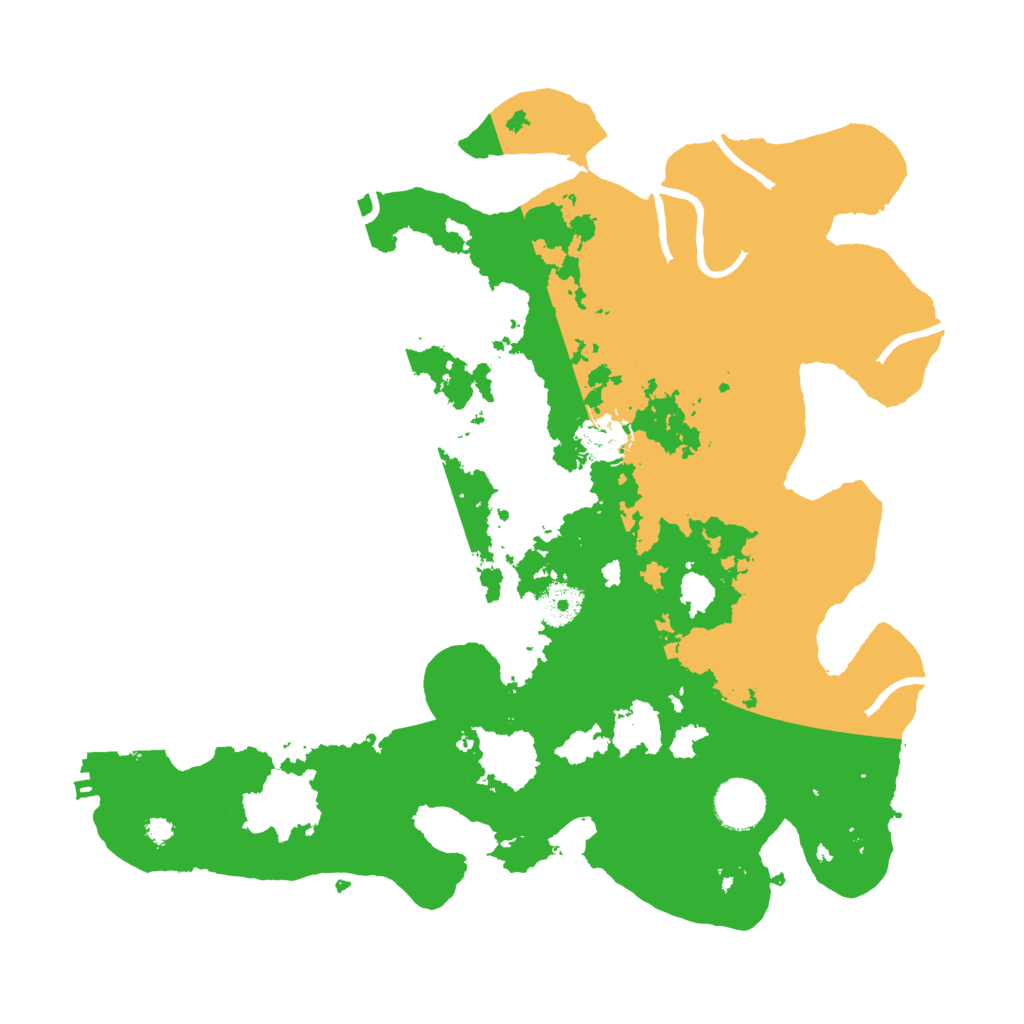 Biome Rust Map: Procedural Map, Size: 3500, Seed: 28829082