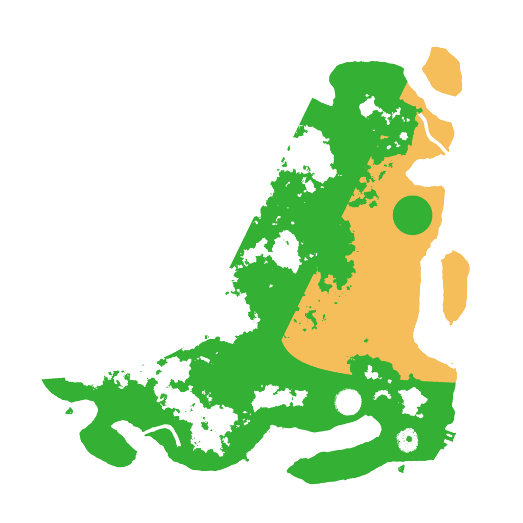 Biome Rust Map: Procedural Map, Size: 3500, Seed: 33513569