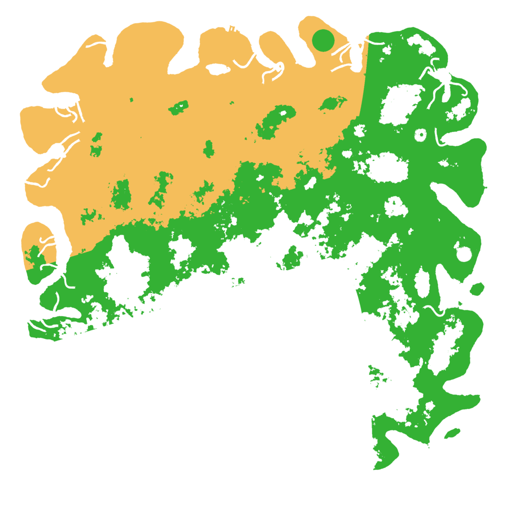 Biome Rust Map: Procedural Map, Size: 6000, Seed: 75000