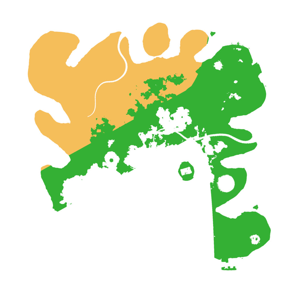 Biome Rust Map: Procedural Map, Size: 3000, Seed: 261454