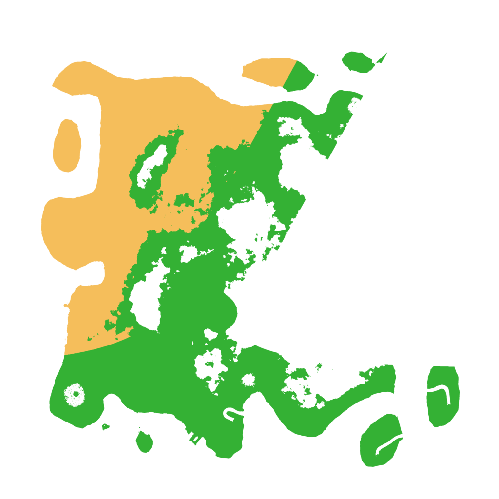 Biome Rust Map: Procedural Map, Size: 3500, Seed: 411534343