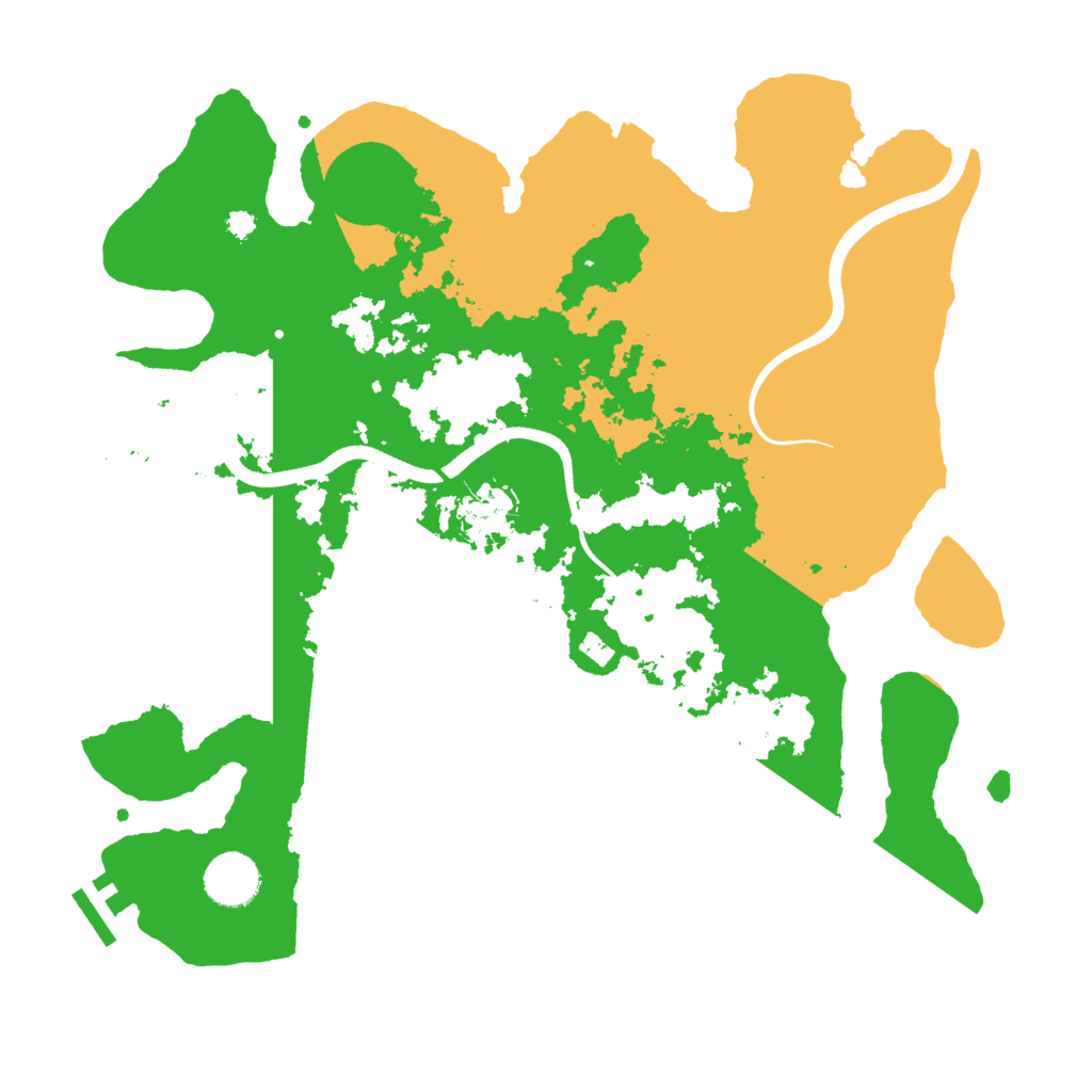 Biome Rust Map: Procedural Map, Size: 3500, Seed: 1002460722